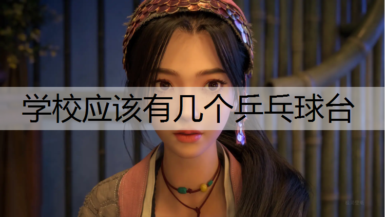 学校应该有几个乒乓球台